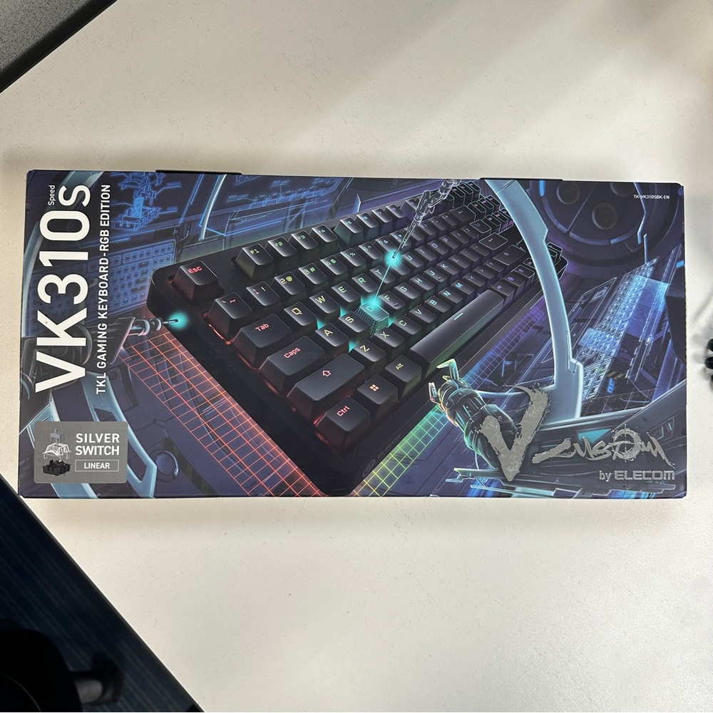 ELECOM Gaming V Custom VK310 Tenkeyless RGB Gaming Keyboard
